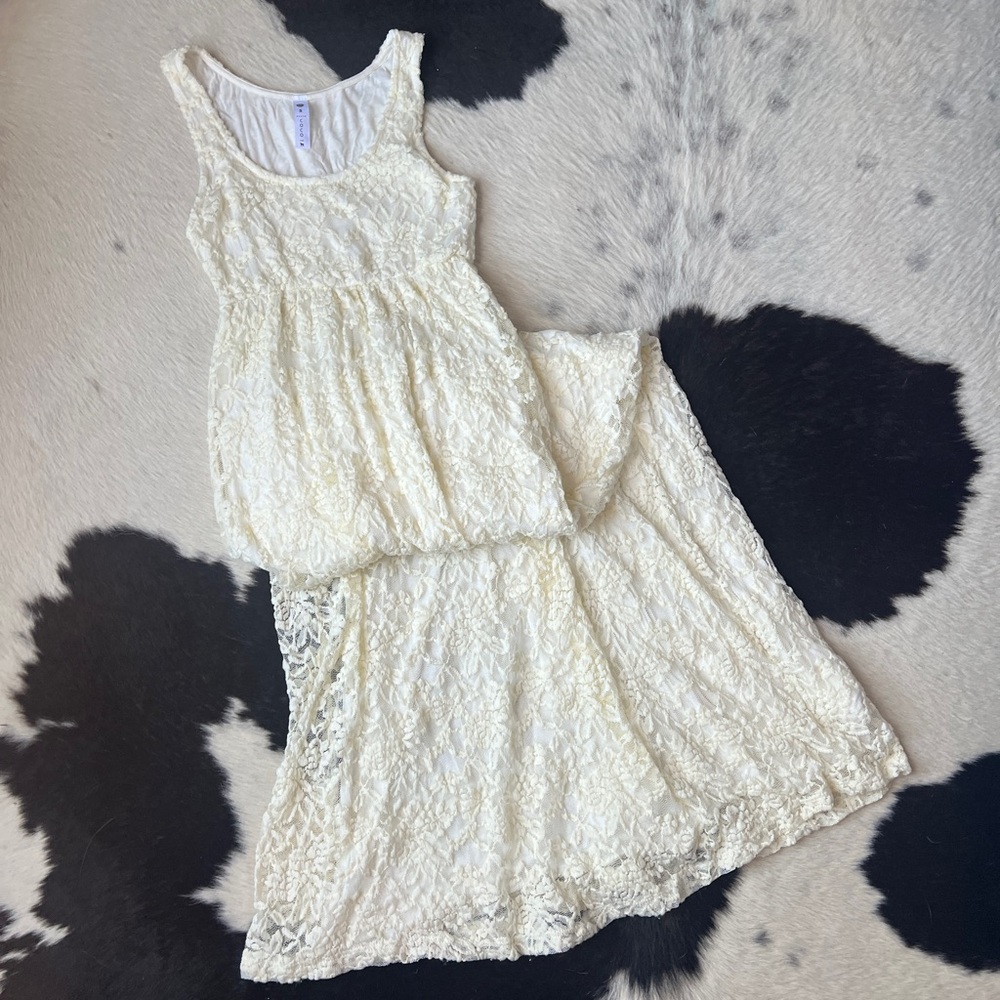 Coco USA Lace Maxi Dress
